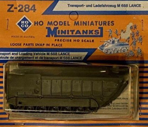 Roco Z-284 1:87 Minitanks Transport und Ladefahrzeug M 688 Lance