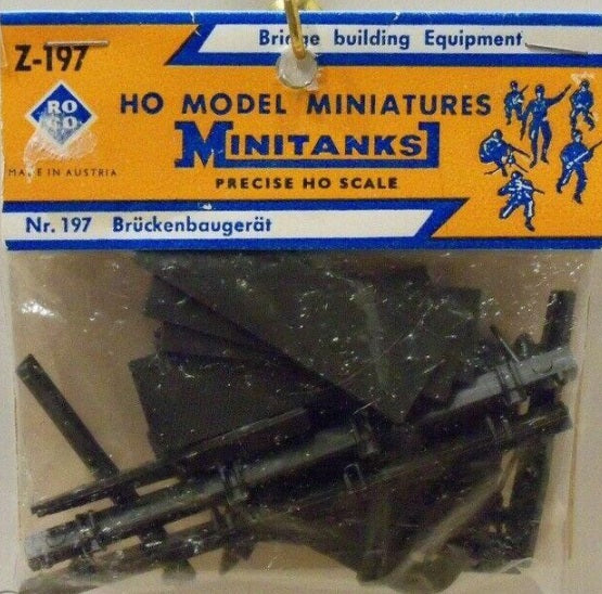 Roco Z-197 HO Minitanks Brudge Building Kit – Trainz