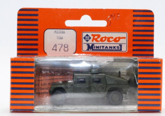 Roco 478 1:87 Minitanks Hummer M1036 Tow – Trainz