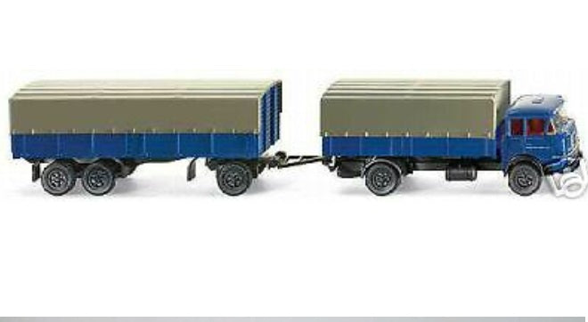 Wiking 7991538 HO Krupp 806 Flatbed Truck