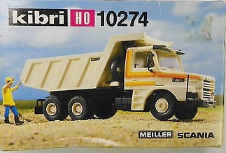 Kibri 10274 HO Meiller Scania Dump Truck Model Kit