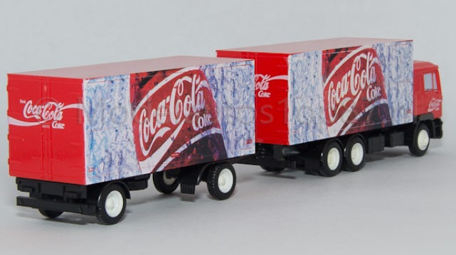 Herpa 400123 HO Coca-Cola Tractor Trailer