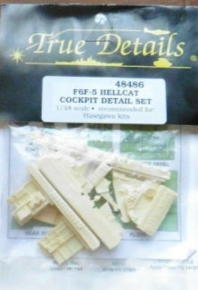 True Details 48486 1:48 F6F-5 Hellcat Cockpit Detail Set