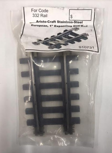 Aristo-Craft 910731 G Scale Stainless-Steel European 1" Expanding Rail Bed
