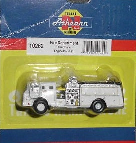 Athearn 10262 N Scale White Fire Department Fire Truck Engine Co. #51