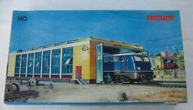 Vollmer 5760B HO Two Large Stall Diesel Shed Kit