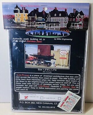 Micro Structures CS-100 N Scale City Scoop Model Building Kit