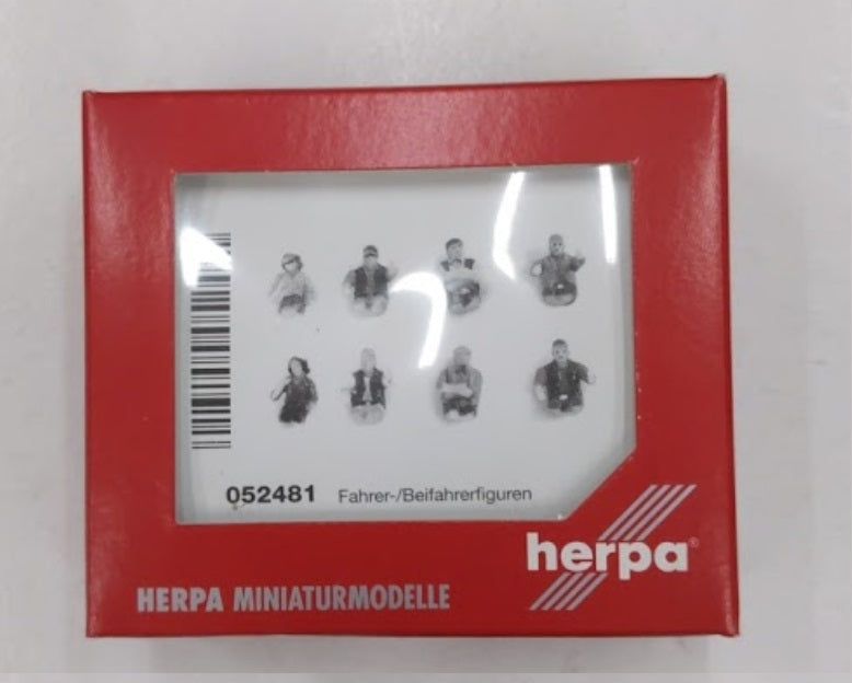 Herpa 052481 HO Driver Passenger Figures