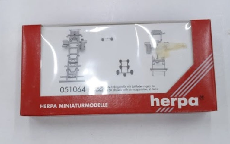 Herpa 051064 HO Two MB Mercedes Lkw-Fahrgestelle Air Suspension Detail Parts