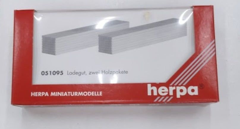 Herpa 051095 HO Load, 2 Pieces Wooden Packages
