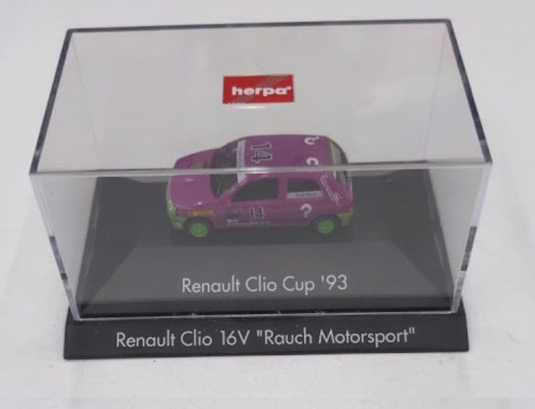 Herpa HO #14 1993 Renault Clio 16V "Rauch Motorsport