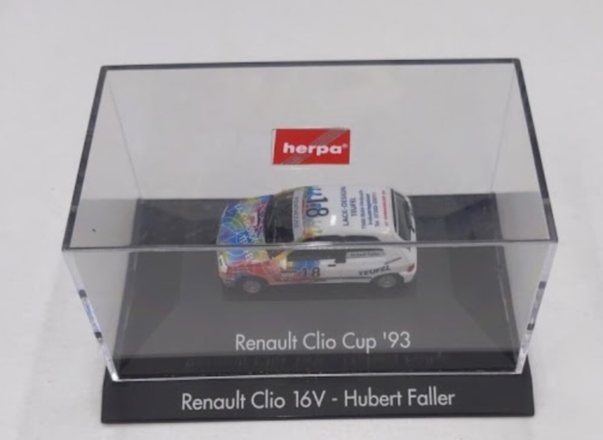 Herpa HO #18 Renault Clio 16V Hubert Faller