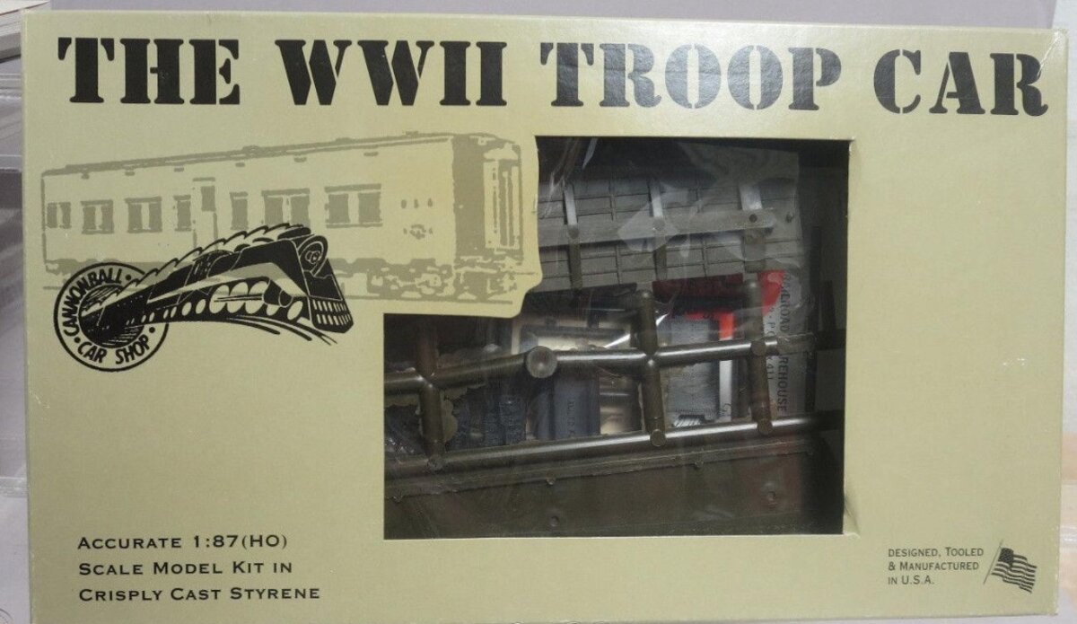 Cannonball 197-9705 HO Troop Kitchen Open Windows Kit