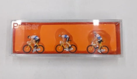 Preiser 25002 HO Cycling Racers Team C Figures (Set of 3)
