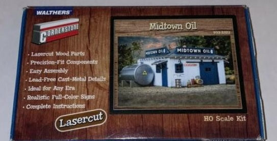 Walthers 933-3322 HO Midtown Oil Building Kit