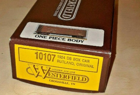 Westerfield 10107 HO 1924 DS Box Car Rutland Original Kit
