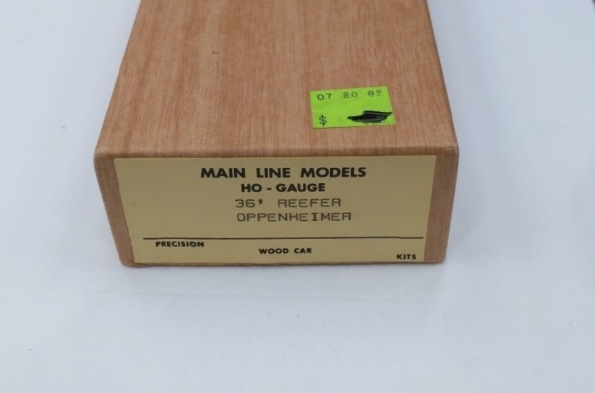 Main Line 36' Reefer Oppenheimer Wood Car Kit