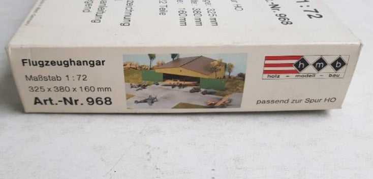 Maquetta 968 HO Maqueta De Diorama Military Aircraft Hangar Kit