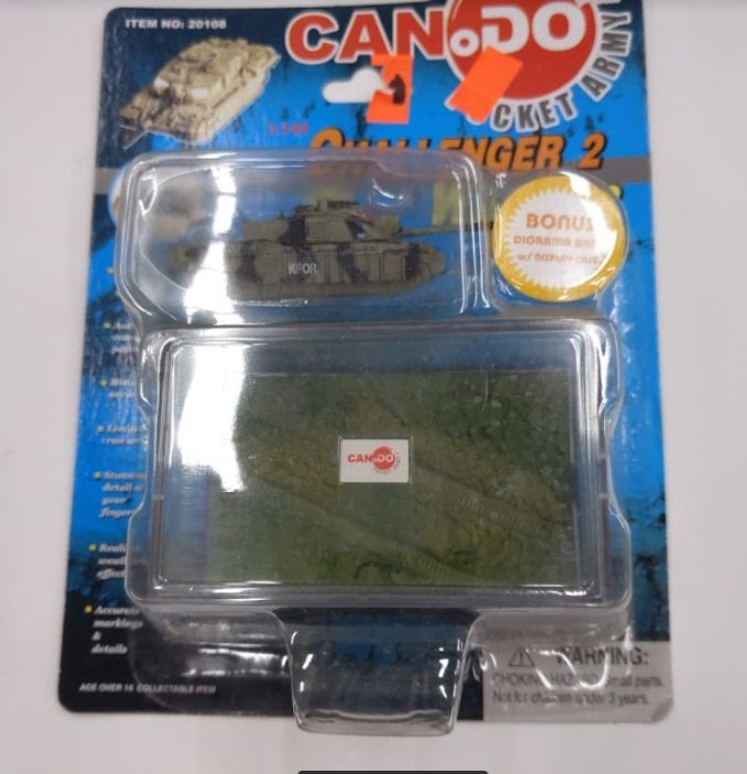Dragon 20108-E 1:144 Challenger 2 w/ Up Grade Armor Can Do Pockey Army