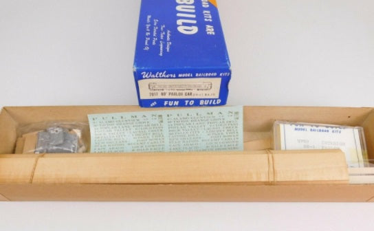 Walthers 7817 HO Undecorated 80' Parlor Car Train Kit