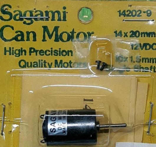 NWSL 14202-9 HO Sagami Can motor Single Shaft 14x22mm 12v