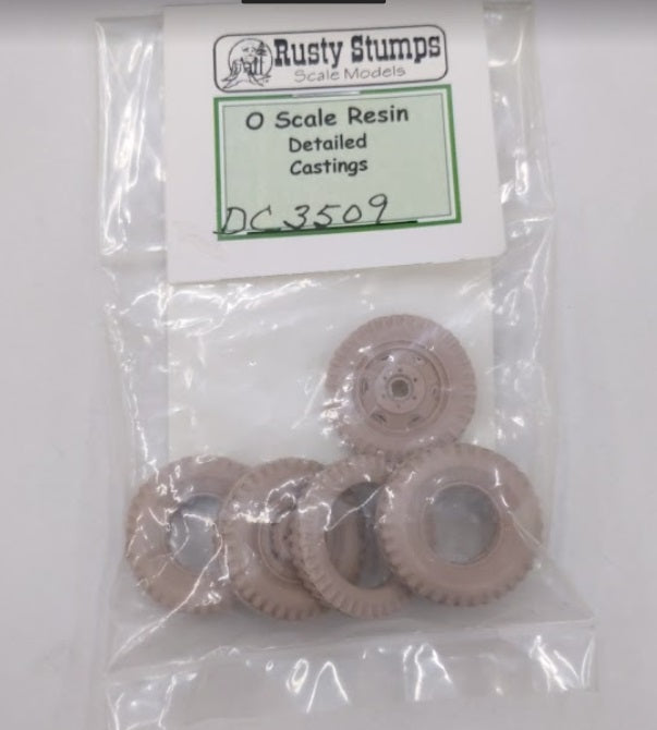 Rusty Stumps DC3509 O Scale Resin Detailed Castings