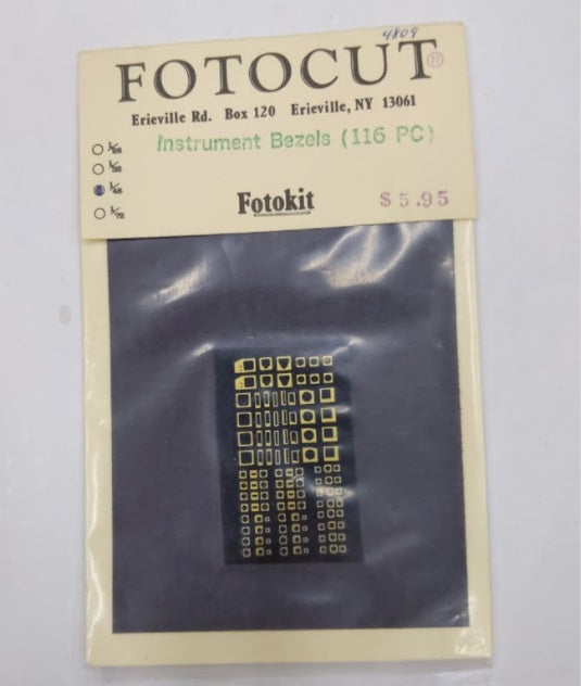 Fotocut 4809 1:48 Instrument Bezels