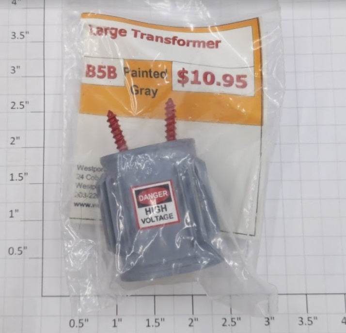 Westport B5B O Scale Large Transformer Detail