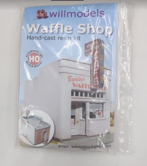 Willmodels HO Waffle Shop Hand-Cast Resin Kit