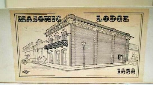 Historical Scale Miniatures ML-21 HO 1858 Masonic Lodge Building Kit