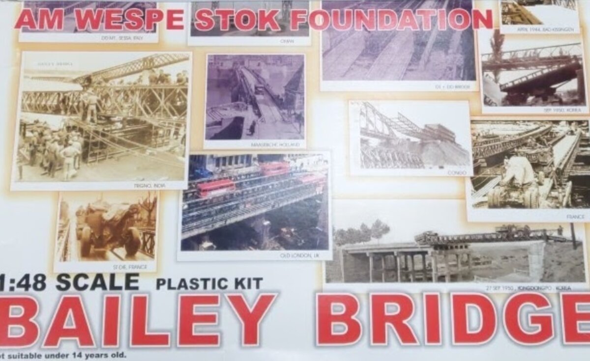 Wespe 1:48 Bailey Bridge Military WWII Plastic Kit