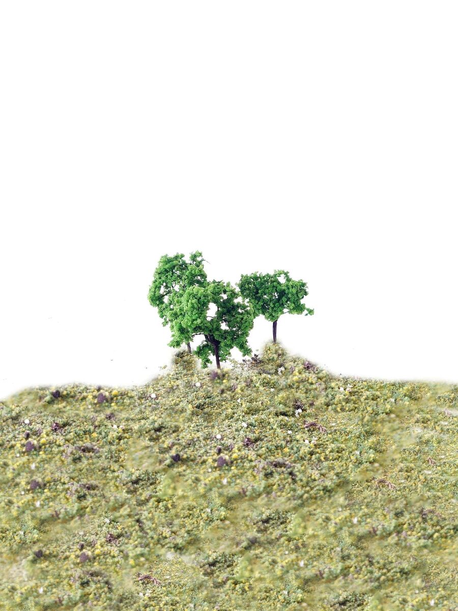 Rock Island Hobby 024101 3.5" Deciduous Trees (Set of 5)