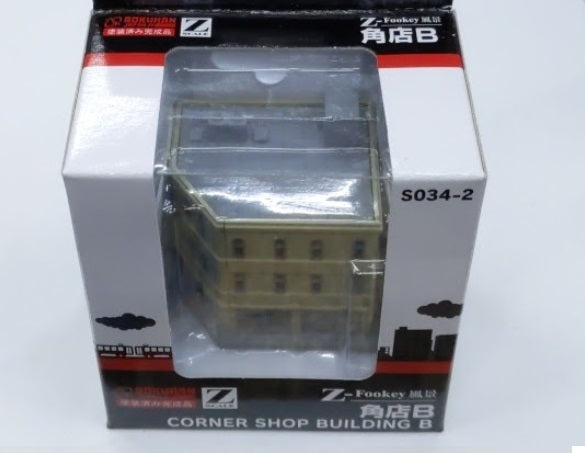 Rokuhan S034-2 Z Assembled Corner Shop Building B