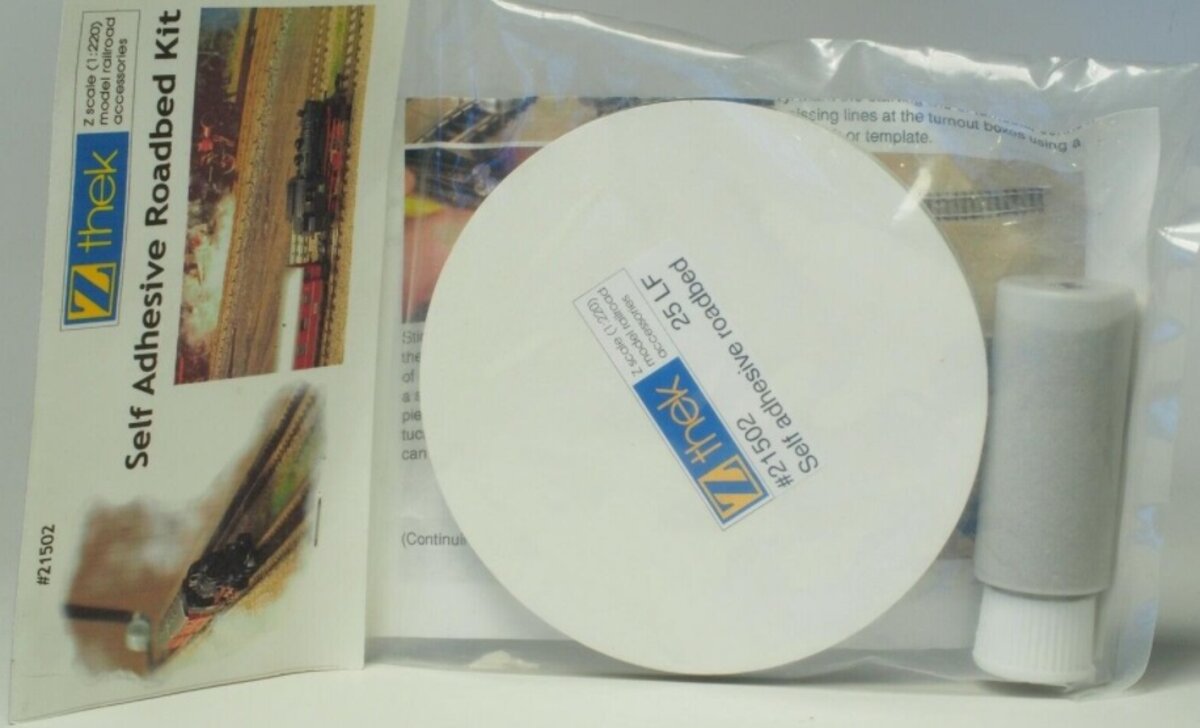 Z-Thek Z Scale Self Adhesive Road Bed Kit