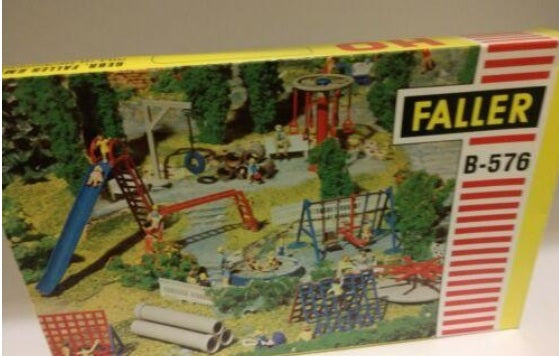 Faller B-576 HO Kids Playground Kit