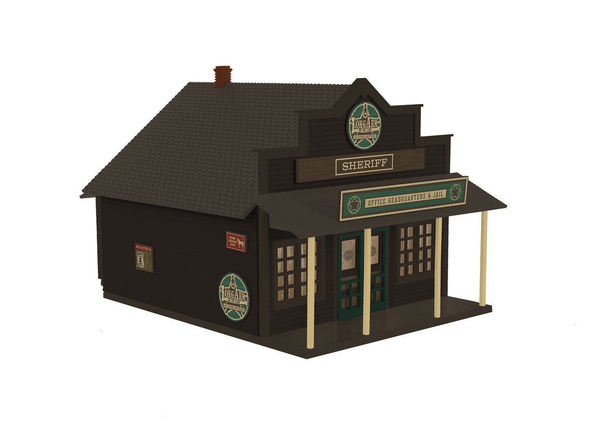 Lionel 2229250 O Plug-Expand-Play Sheriff's Building