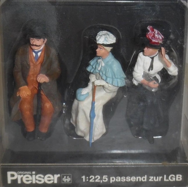 Preiser 5056 G Seated Passengers (Set of 3)