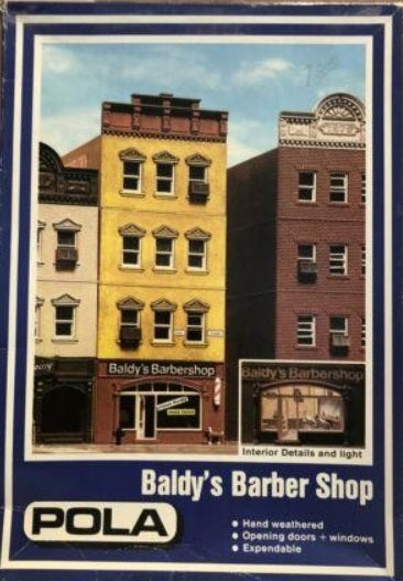 Pola 171 HO Baldy's Barber Shop Building Kit
