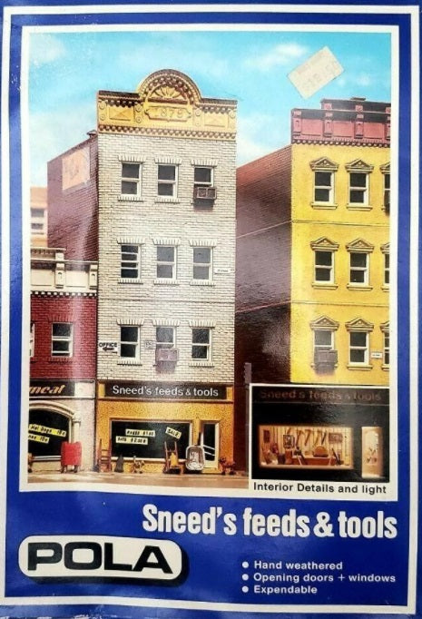 Pola 173 HO Sneed's Feeds & Tools Building Kit