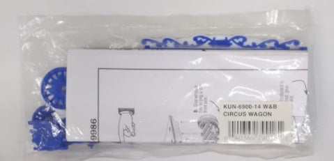 K-Line KUN-6900-14 W&B O Circus Wagon White & Black Kit