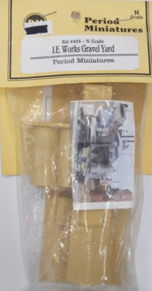Period Miniatures 433 N J. E. Works Gravel Yard Kit