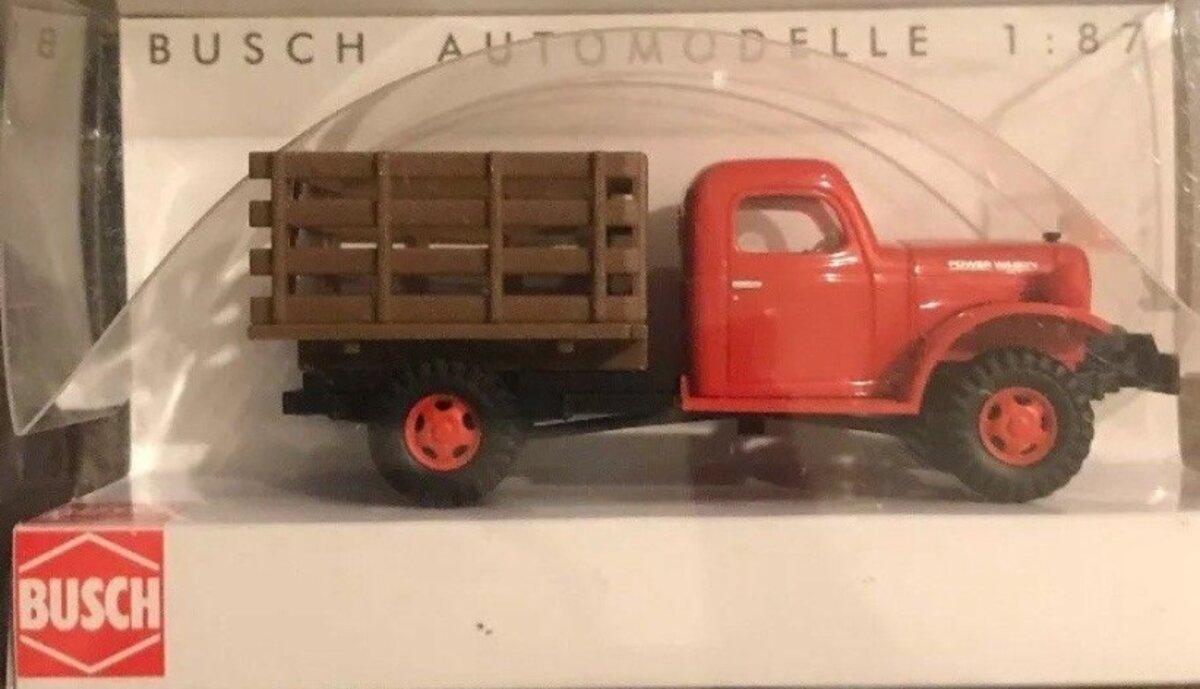 Busch 44001 HO Orange & Brown Dodge Power Wagon