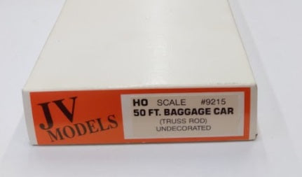 JV Models 9215 HO Undecorated 50' Baggage Car Kit