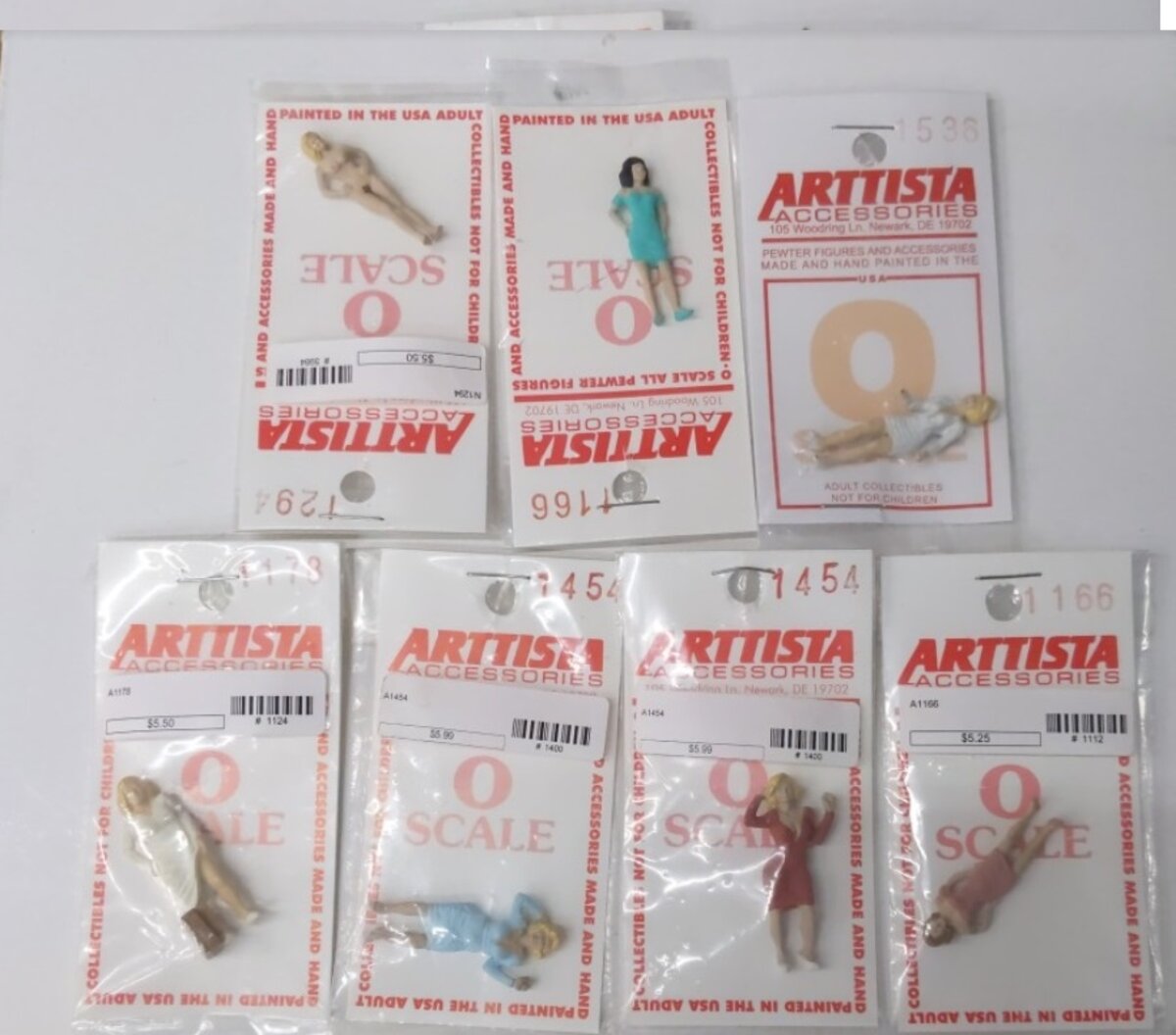 Arttista L-2 Lot of 7 O Women of the Night Ladies Standing Figures