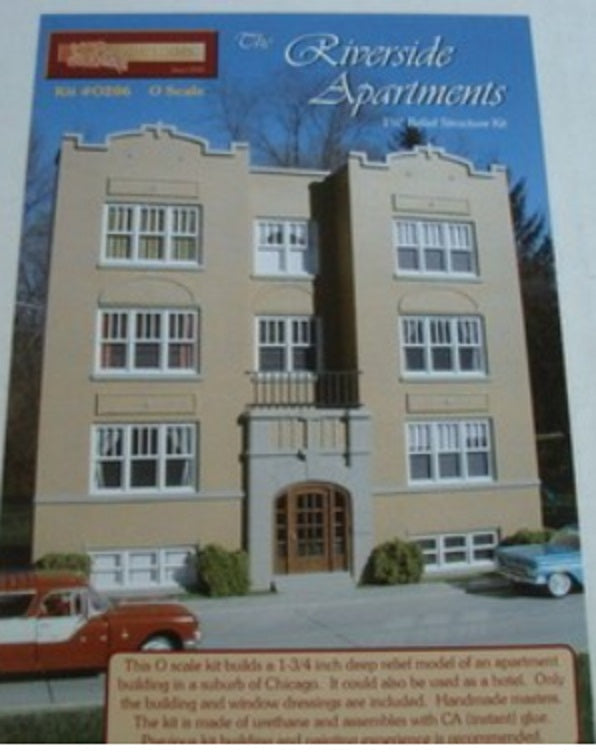 DSL Shops 0206 O Scale Riverside Apartments
