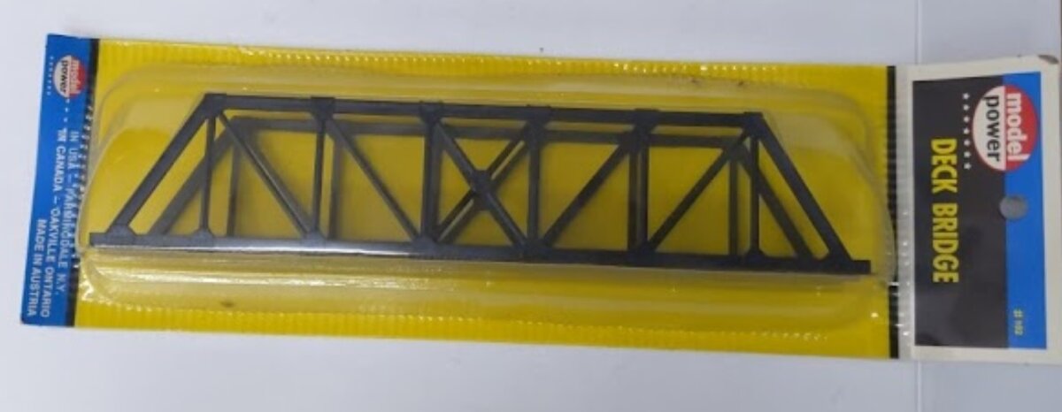 Model Power 102 HO Black Deck Bridge