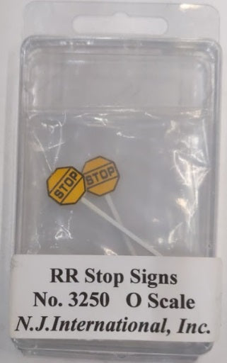 N.J. International, Inc 3250 O RR Stop Signs (Pack of 2)
