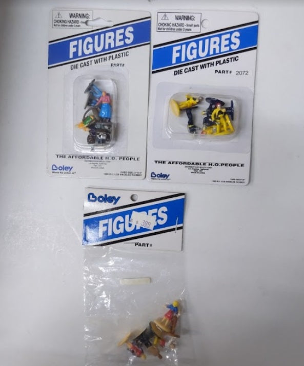 Boley L-1 HO Lot of 3 2072 Assorted Figure Packs