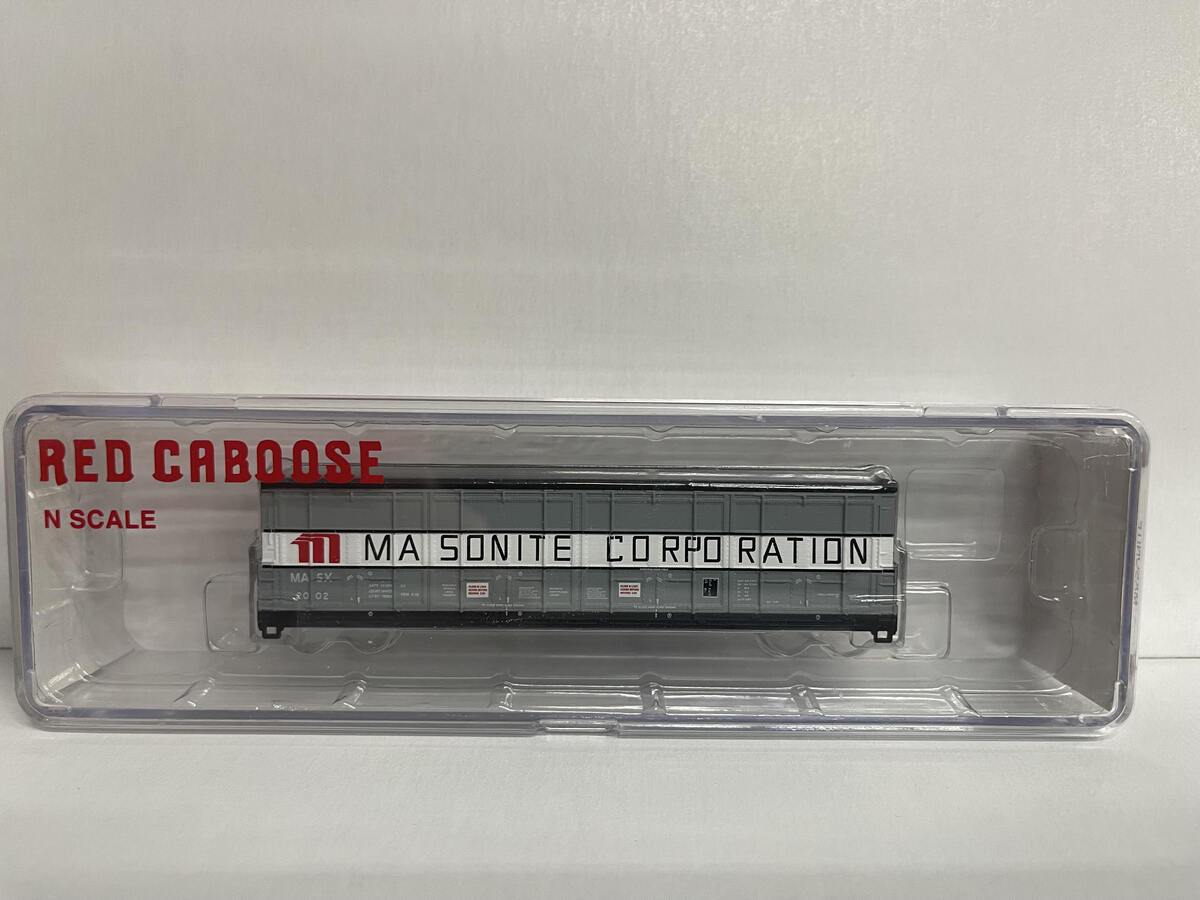 Red Caboose 17410-3 N Scale #2002 Masonite Thrall Boxcar No Wheels No Couplers