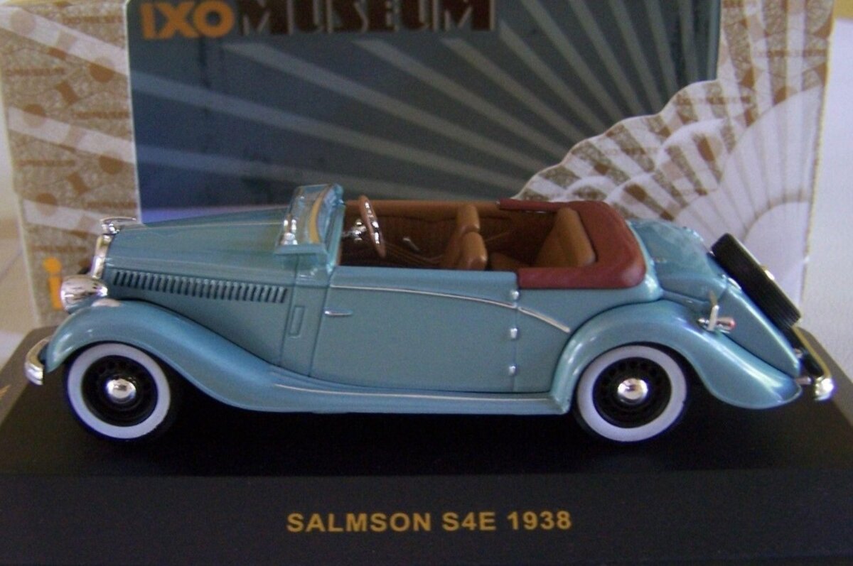 IXO Models MUS038 1:43 Metallic Green Salmson S4E 1938